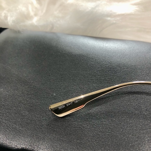 CHRISTIAN DIOR 30MONTAIGNE2 OVERSIZED SQUARE SUNGLASSES IN BLACK/GOLD - Picture 7 of 12